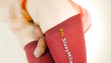 Femboy SISSY Hands Free Cum anal hard - 2 image