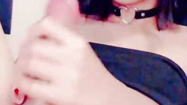 good sissy girl cums again for dadd on cam - 15 image