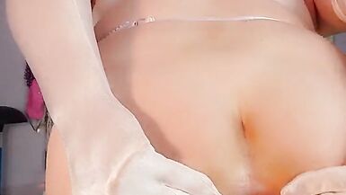 JOI for Chinstrap with satin gloves! - 13 image