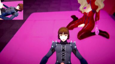 Persona 5 - Futa Ann Takamaki and Futa Makoto Niijima | Male taker pov - 6 image