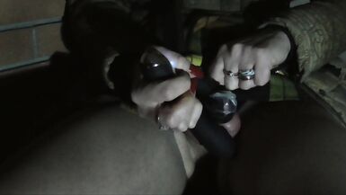 Trangirl's in Chastity Drink from her Condom in Public - 12 image