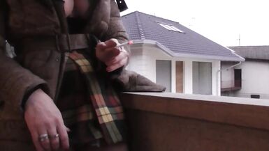 Trangirl's in Chastity Drink from her Condom in Public - 3 image