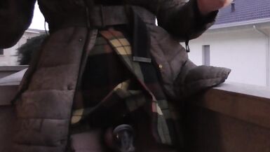 Trangirl's in Chastity Drink from her Condom in Public - 5 image