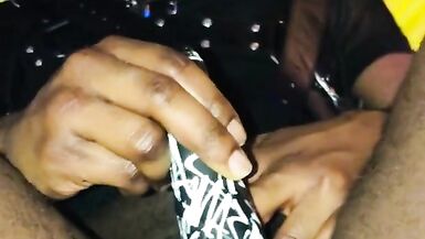 trans FTM Pumping My Dick/Clit for the first time while GF finger fucks - 10 image