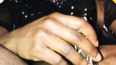 trans FTM Pumping My Dick/Clit for the first time while GF finger fucks - 7 image