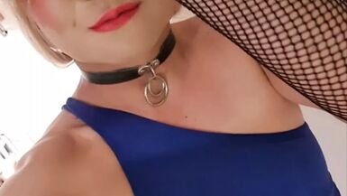 The Little Sissy in Blue Dress - 1 image