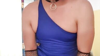 The Little Sissy in Blue Dress