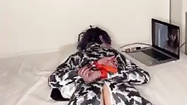 Femboy Cums Hands Free at Disney - 12 image