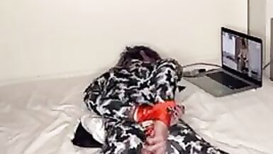 Femboy Cums Hands Free at Disney - 6 image