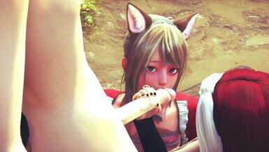 Yaoi Femboy - Threesome 3 Femboys Sucking and Fucked with Nobu