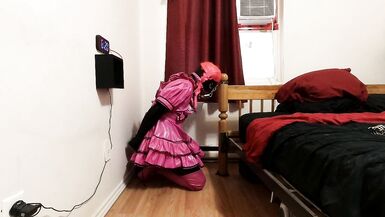 Spiked Chastity Cage Self Bondage - 13 image