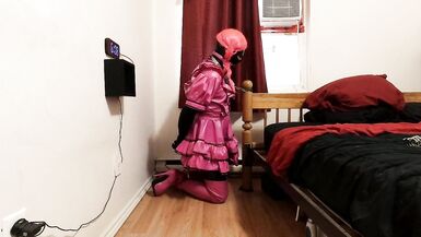 Spiked Chastity Cage Self Bondage - 6 image