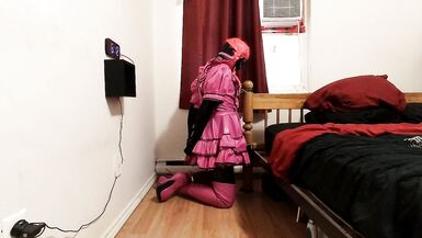 Spiked Chastity Cage Self Bondage - 8 image