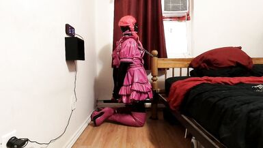 Spiked Chastity Cage Self Bondage - 9 image