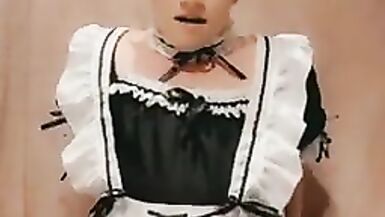 I put on my new maids outfit and play with a new toy - 13 image