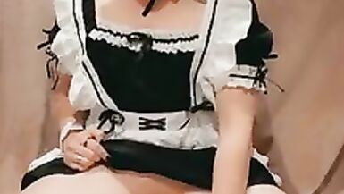 I put on my new maids outfit and play with a new toy - 3 image