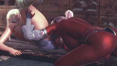 red futa fuck blonde big tits - 2 image