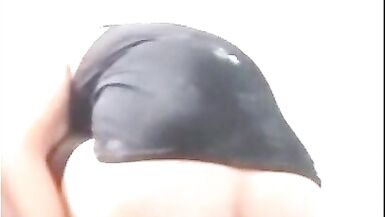 Peruvian fat slut stretches her anus until she can't do it anymore with a deep dildo. Fat shemale in anal insertions - 14 image