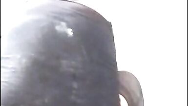 Peruvian fat slut stretches her anus until she can't do it anymore with a deep dildo. Fat shemale in anal insertions - 15 image