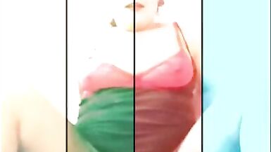 Peruvian fat slut stretches her anus until she can't do it anymore with a deep dildo. Fat shemale in anal insertions - 7 image