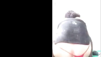 Peruvian fat slut stretches her anus until she can't do it anymore with a deep dildo. Fat shemale in anal insertions