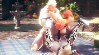 futa cerestia fucks demon and cowgirl - 5 image