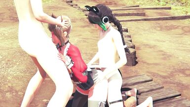 Yaoi Femboy - Threesome Femboys Hard Sex - 15 image