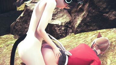 Yaoi Femboy - Threesome Femboys Hard Sex - 9 image