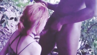 Tgirl Rosie gives out a free show on the river