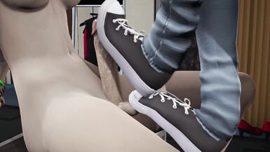 Life is Strange shoesjob from max to futa Chloe