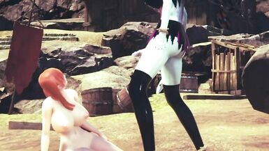 jessica rabbit fucked by futa cheerleader zombie - 3 image