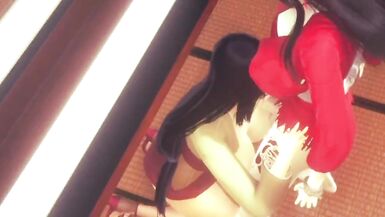 hanabi hyuga fucked by futa demon - 2 image