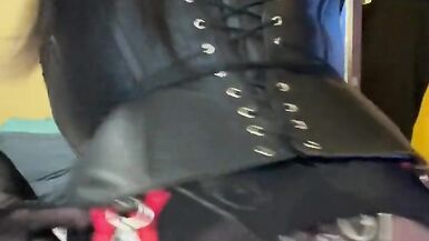 Black & Red Patent Leather Sex w Dee Angels - 2 image