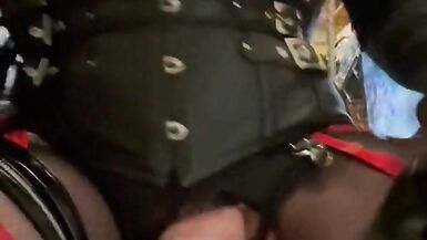 Black & Red Patent Leather Sex w Dee Angels - 7 image