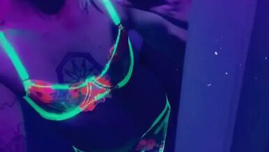 Sexy Cosplay Party Girl Ready To Play at the Rave - 1 image