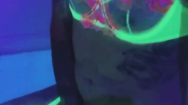 Sexy Cosplay Party Girl Ready To Play at the Rave