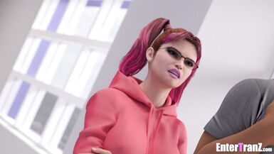 College jock with BBC fucks trans freak up the ass - 3 image