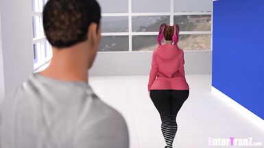 College jock with BBC fucks trans freak up the ass - 6 image