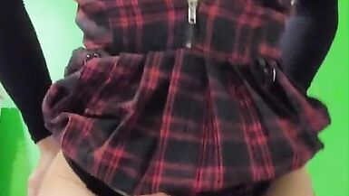 Cute Gothic Transgirl Masterbation - 10 image