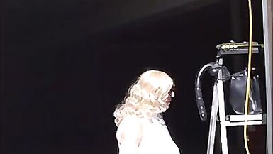 DeeDeeSlut in a White Dress Giving Head - 15 image