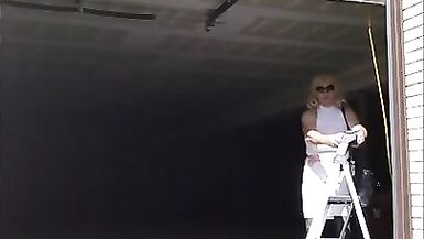 DeeDeeSlut in a White Dress Giving Head - 2 image