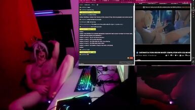 REACT Futa RedEyesBadDragon Stream Cumpilation 02 PMV HMV Cumshot Compilation (Viii Vibes) - 1 image