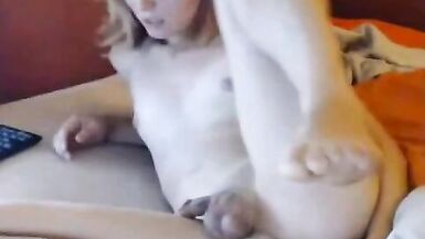 Hot and Cute TS on Cam - 6 image