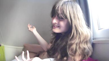 Nude Trans Girl Explains Voice Training - 13 image