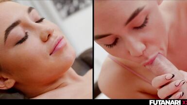 Real Life Futanari - Clones sucks their dicks off - 9 image