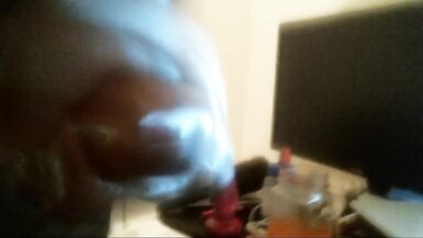 Streaming session with loyal fan end in sexy cumshot - 13 image