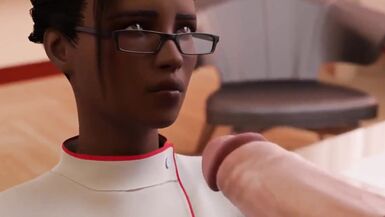 Sexy MILF Fucks Black Nurse - 3D - 2 image