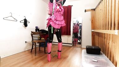 Sissy Maid Ballet Boot Training - 14 image