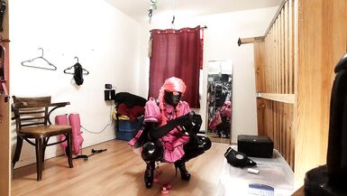 Sissy Maids Suspension Self Bondage - 2 image