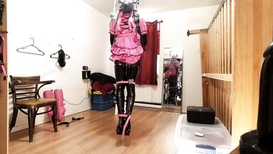 Sissy Maids Suspension Self Bondage - 9 image